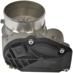 Dorman throttle body installed in engine bay on Ford vehicle, restores throttle responsiveness benefit