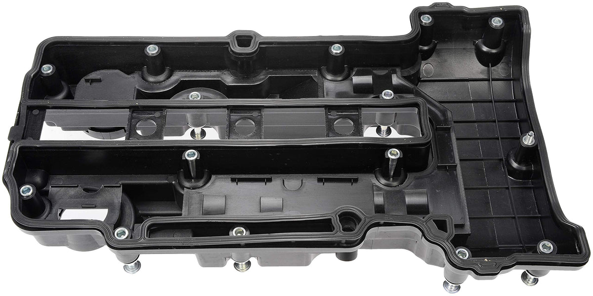 Dorman valve cover close-up of gasket area showing clean sealing surface benefit