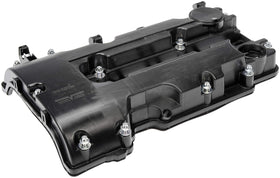 Dorman valve cover front view showing form and mounting points for accurate fit