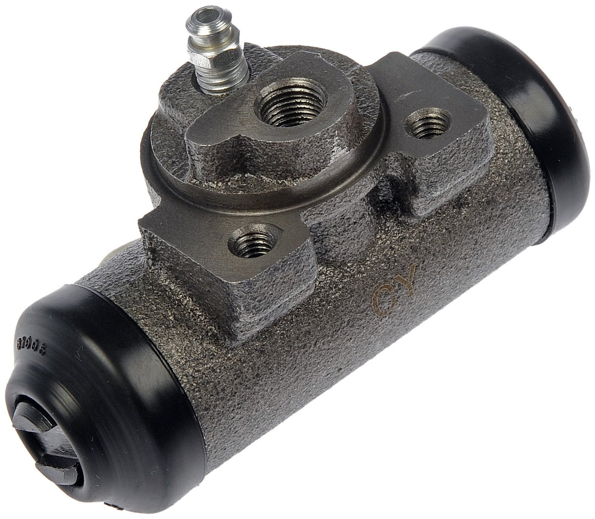 Dorman W610147 front view showing finish and mounting ports, reliable replacement