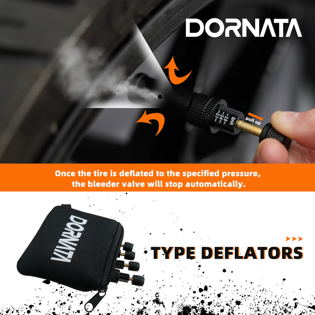 DORNATA on a sandy trail illustrating improved traction and off-road readiness