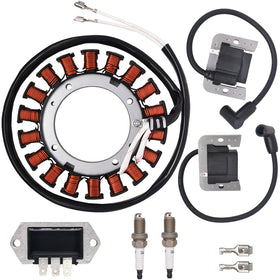 Dosens stator front assembly showing mounting, improves charging reliability