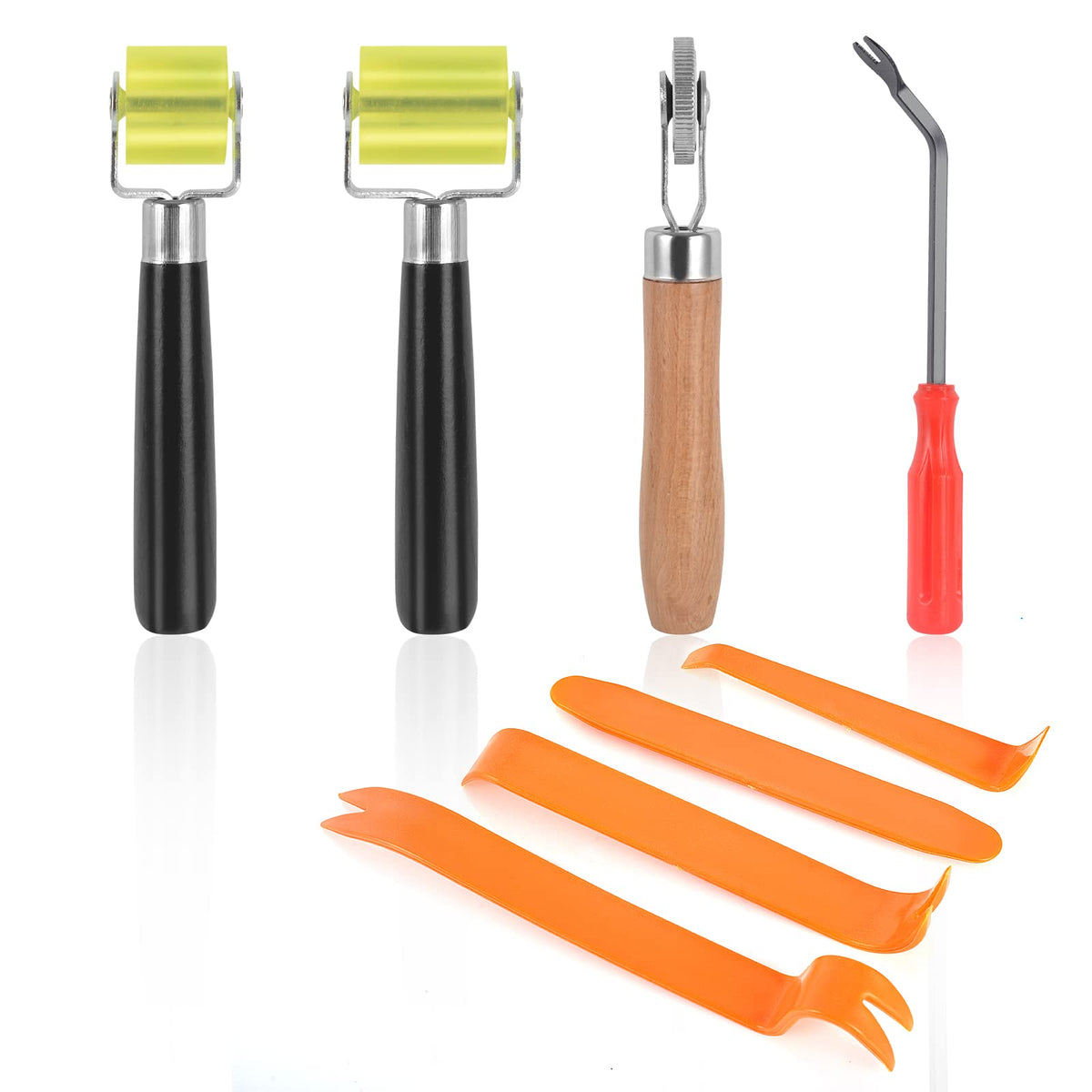 DOSTATNI front view of all tools showing organized kit and quick identification benefit