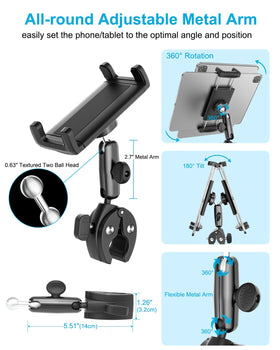 Dosvsi holding a tablet landscape view for maps and media