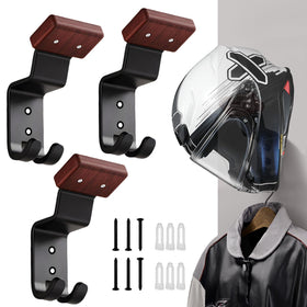 DOTANLEXO front view mounted helmet showing tidy storage benefit