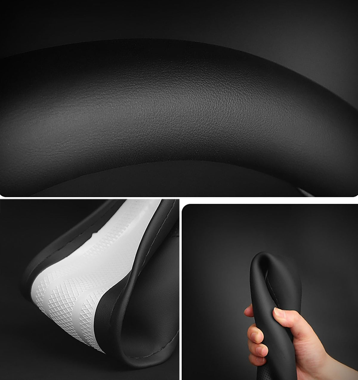 Dotesy cover beside ruler demonstrating 15-inch fit for universal wheel sizes
