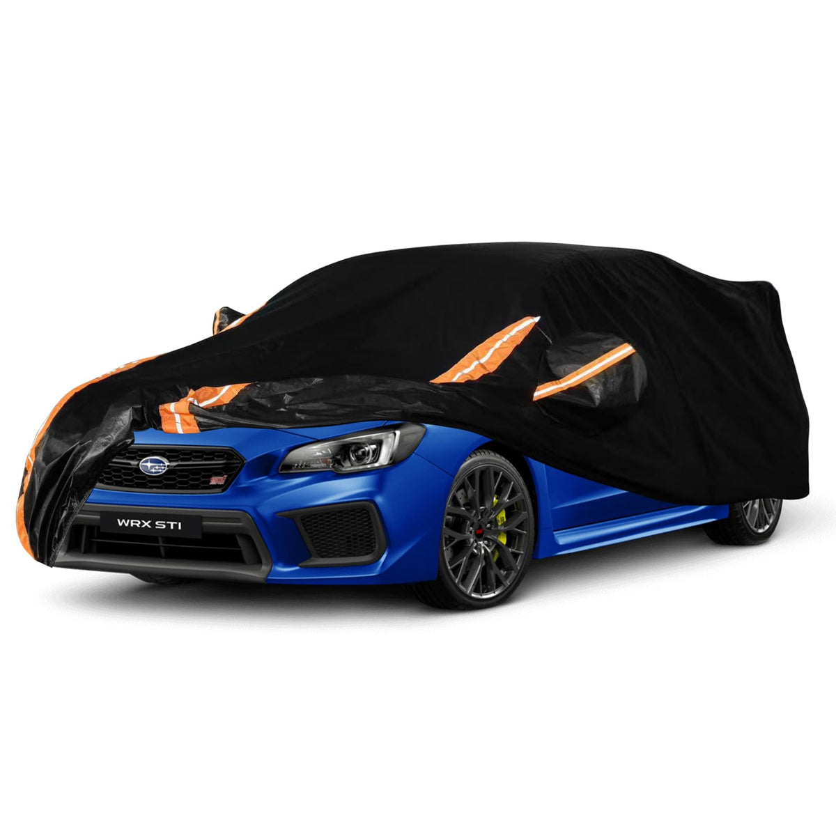 Dototow front view on Subaru WRX showing full protective coverage and secure fit