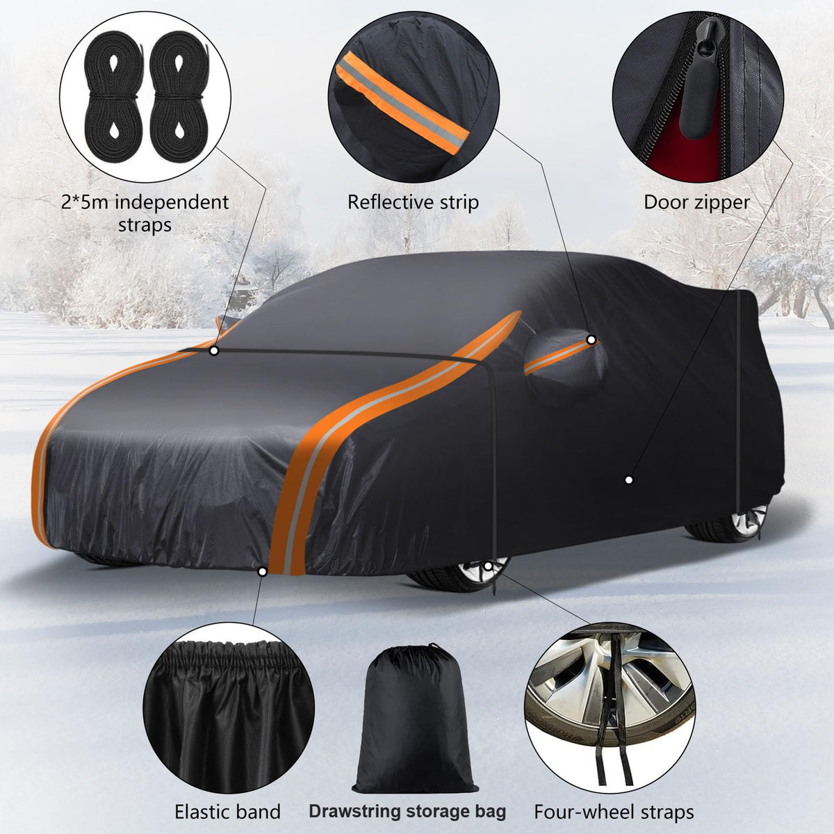 Dototow UV-reflective outer shell detail reducing sun damage and heat