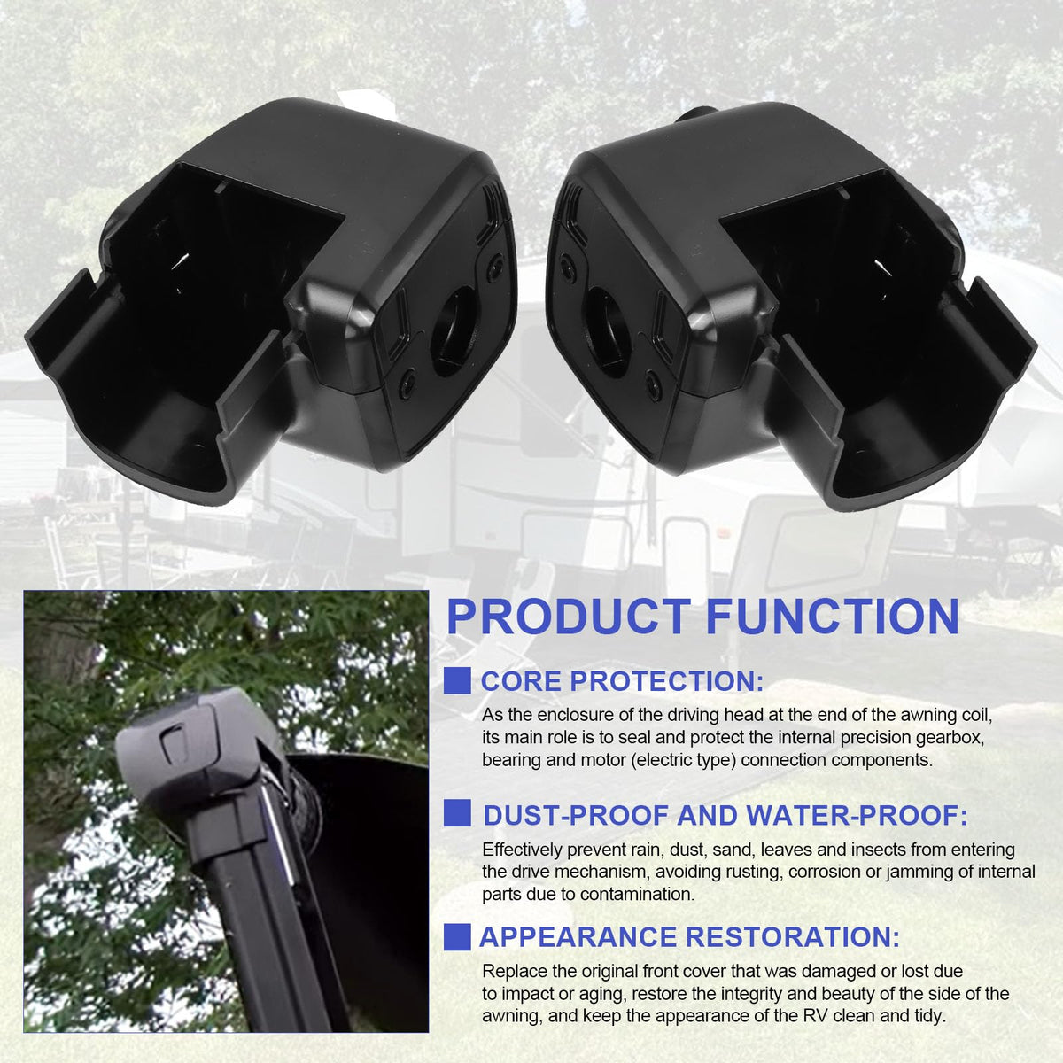 doufuhua drive-side end cap detail and mounting points for quick install
