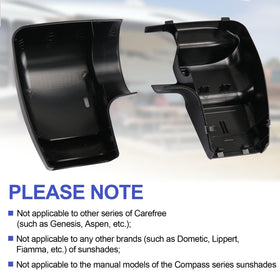 doufuhua mounted on RV awning demonstrating weather protection on the road