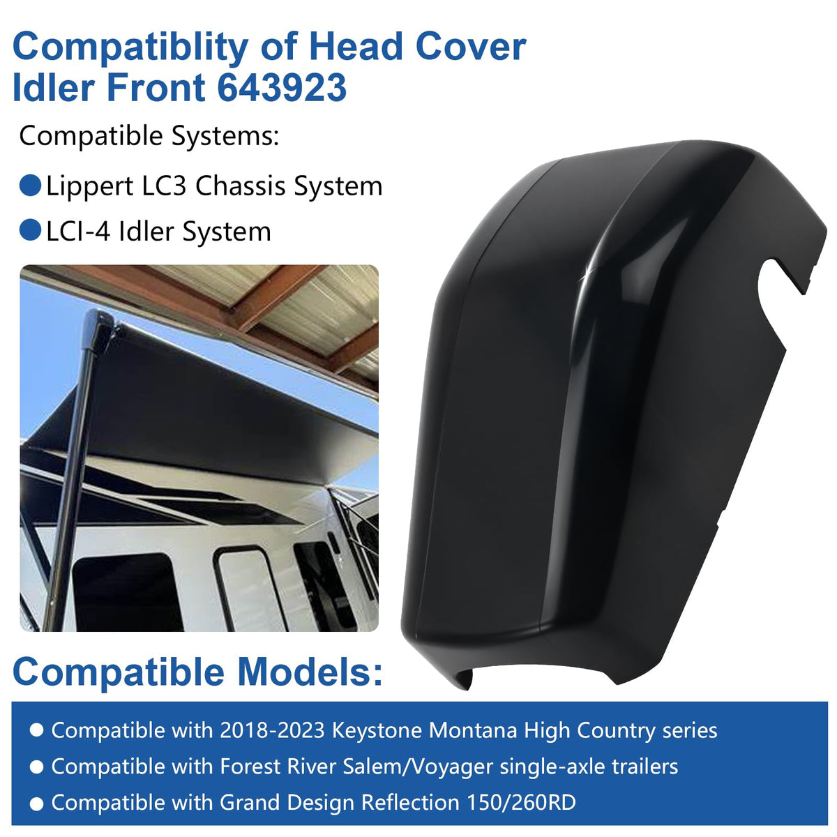 doufuhua mounted on left-side awning demonstrating secure installation