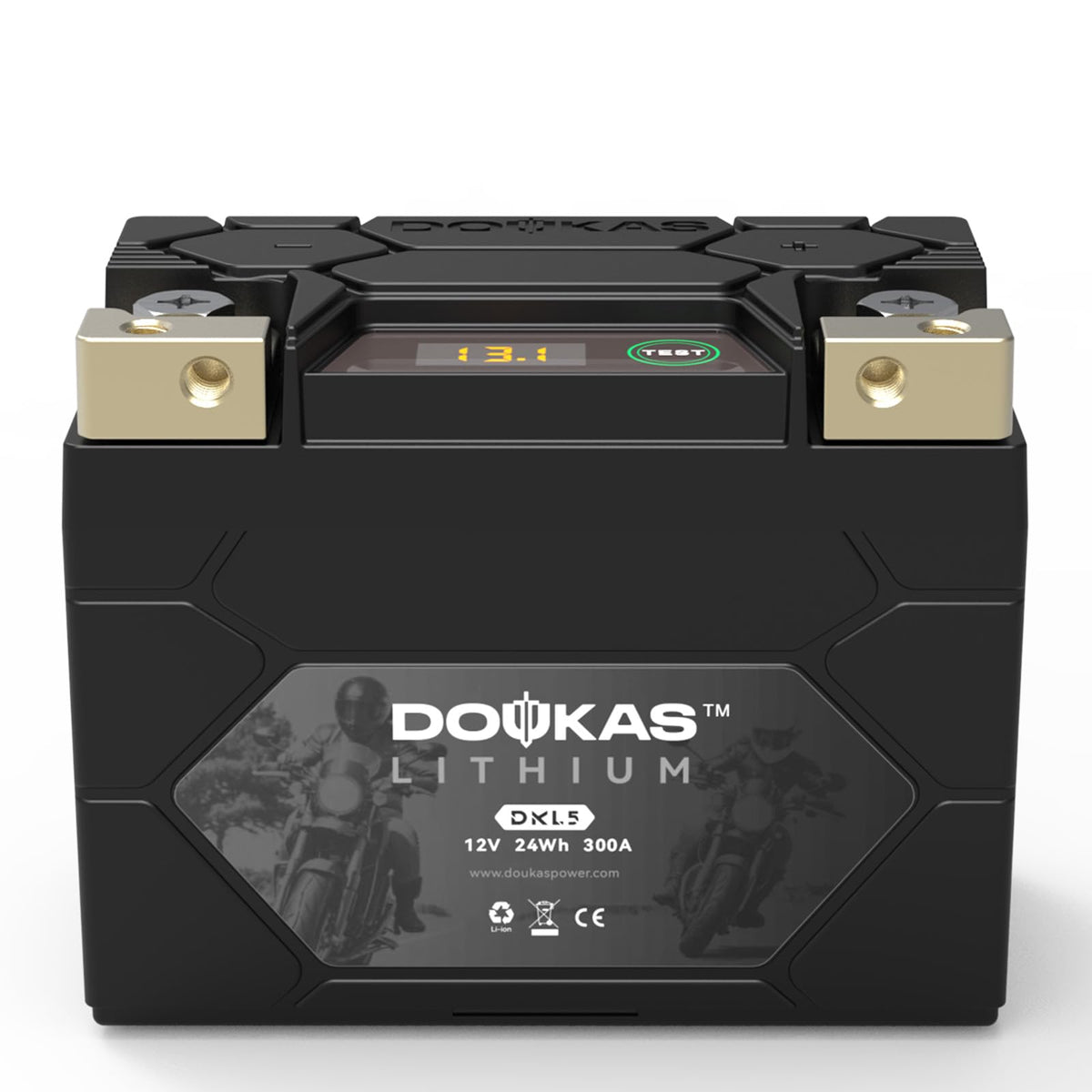 DOUKAS DKL5 front angle view showing compact lightweight design and quick-start benefit