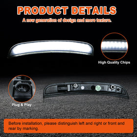 DouMmantn installed rear fender marker demonstrating balanced front and rear lighting benefit