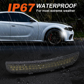 DouMmantn wet road weatherproof test showing IP67 protection and durability benefit