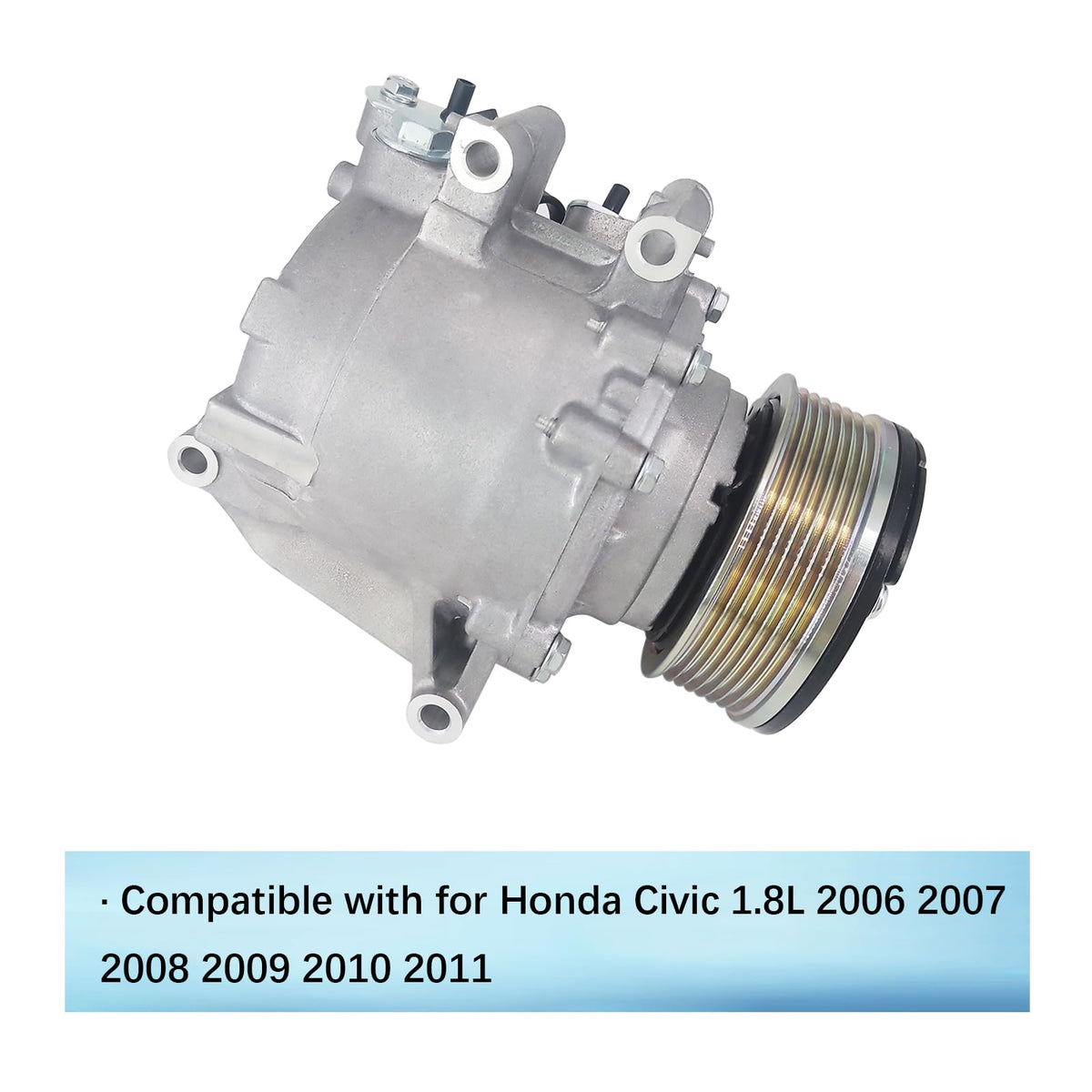 DOVOSO compressor clutch close-up highlighting durable clutch construction and reliability