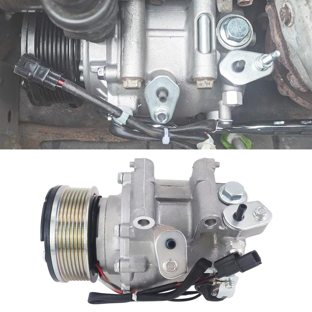 DOVOSO compressor installed in Honda Civic demonstrating restored cooling performance