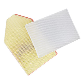 DOVOSO filter material and edge seal close-up illustrating durable construction