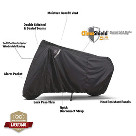 Dowco Guardian fabric close-up highlighting durable ClimaShield texture