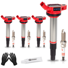 DOWYTA front packaging showing full four-coil and four-plug kit, ready to install