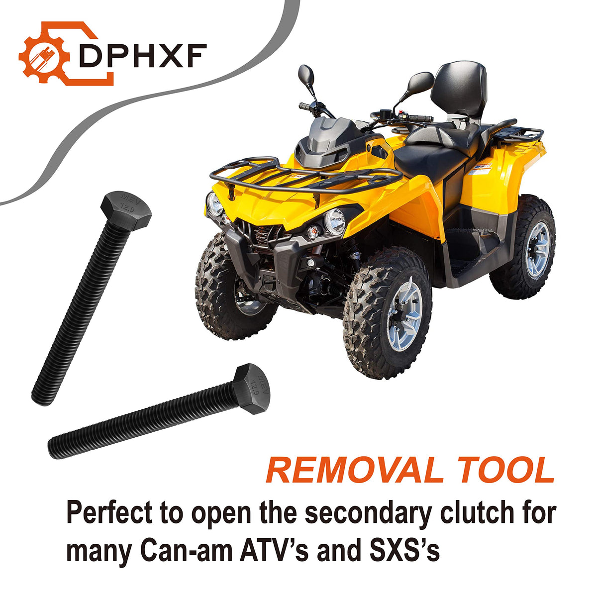 DPHXF in a garage scene with ATV demonstrating professional use and workshop reliability benefit
