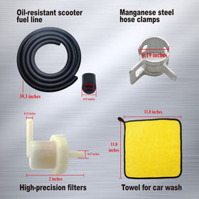 DPHXF Masday inline fuel filter close detail demonstrating clean fuel protection