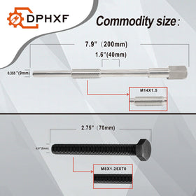 DPHXF close-up of tool threads demonstrating precision fit and safe removal benefit