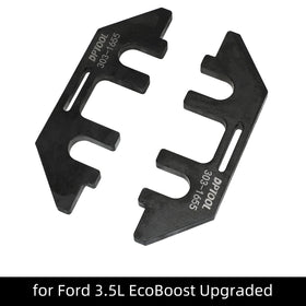 DPTOOL camshaft plate close-up showing extended ends for stable head support