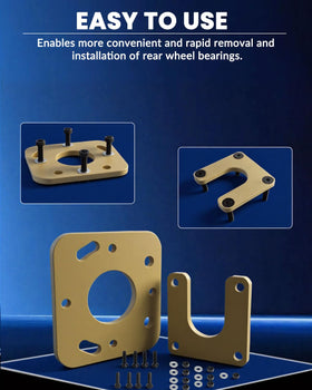 DPTOOL adapter plate with screws arranged to show correct fitment and secure mounting