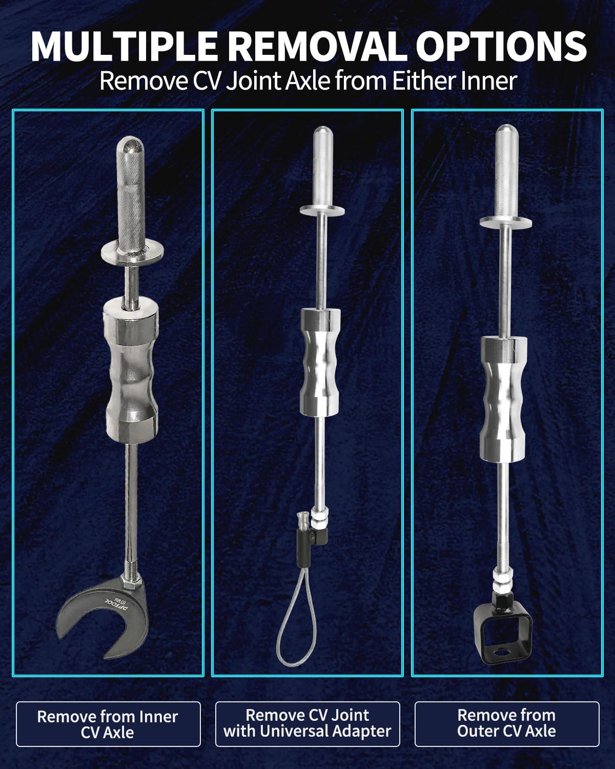 DPTOOL ball joint adapter in use demonstrates multi-function versatility and convenience