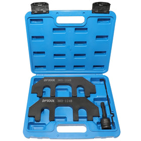 DPTOOL camshaft holding kit front layout showing all pieces and benefit of organized repair
