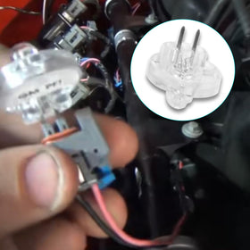 DPTOOL extension lead installed in engine bay for safe remote observation