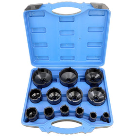 DPTOOL front view of full socket kit in case for quick identification