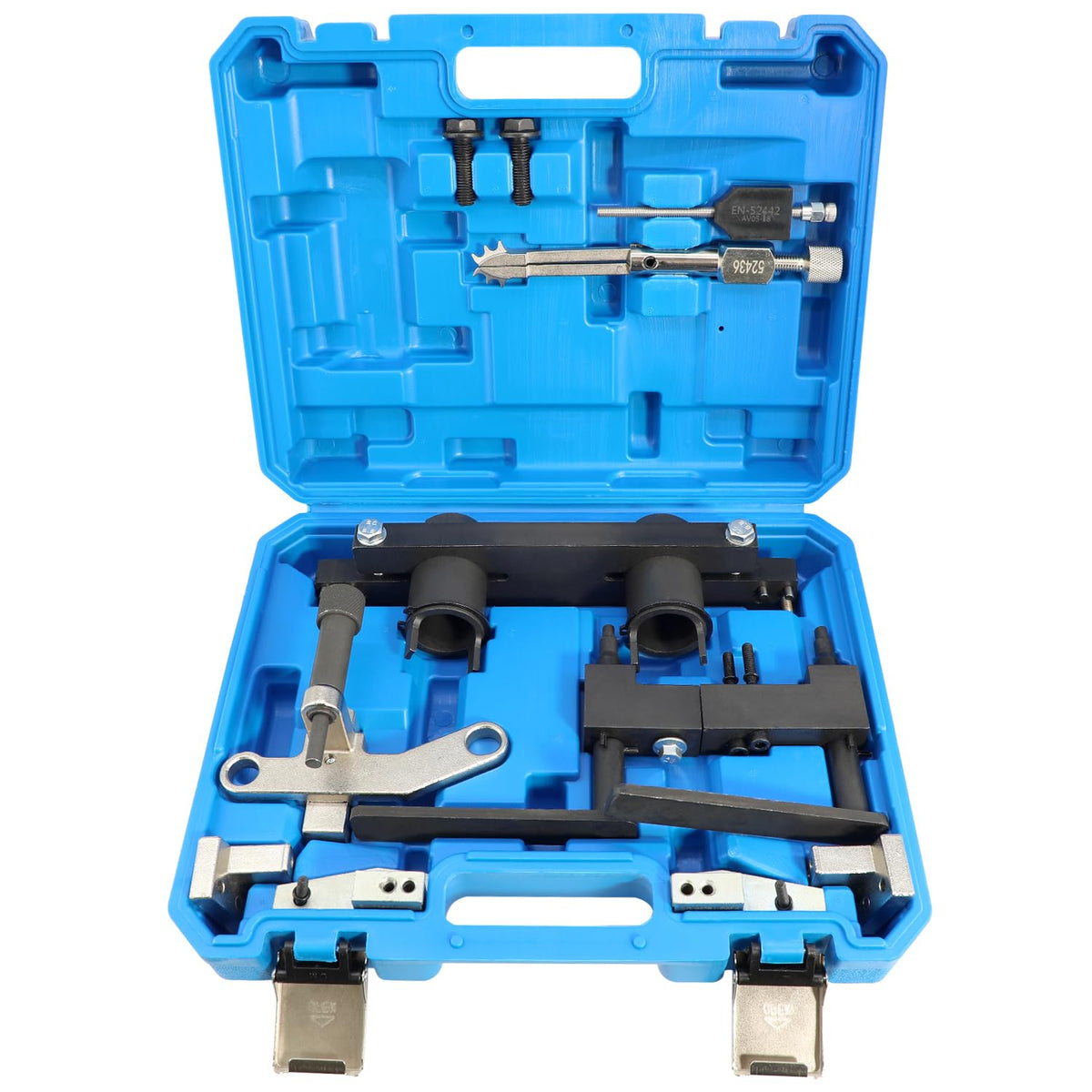 DPTOOL front of kit showing all timing tools for easy identification and selection