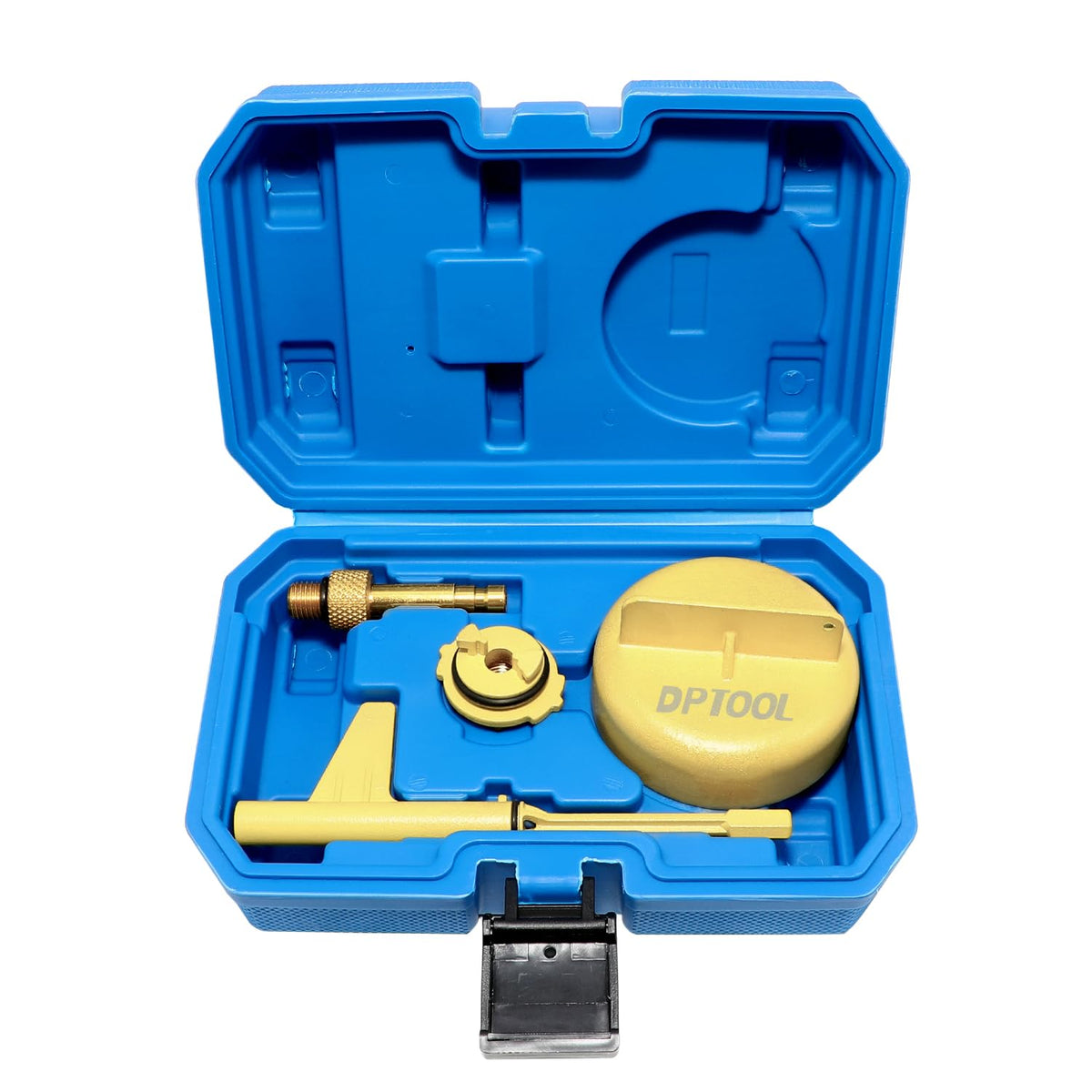 DPTOOL front view of 9G‑Tronic adapter kit showing components and branding for easy identification