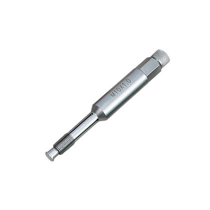 DPTOOL front view showing the M10x1.0 thread chaser and benefits