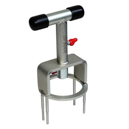 DPTOOL front view of heater blower tool showing precise fit and reduced damage