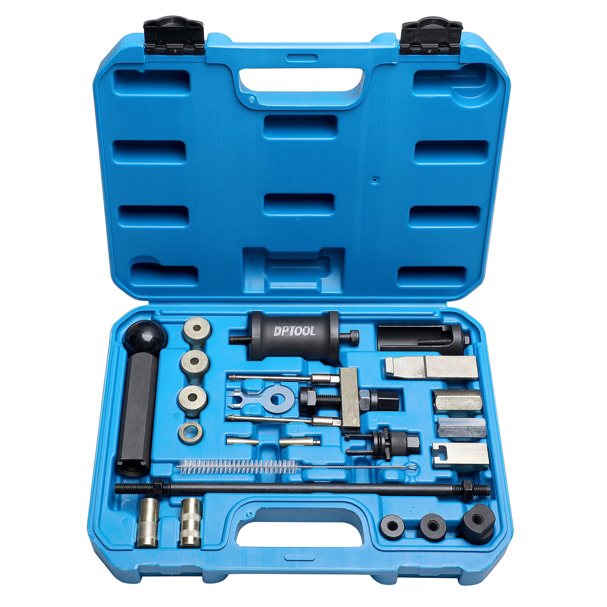 DPTOOL kit case open showing organized tools and quick job setup