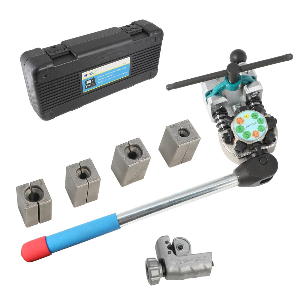 DPTOOL kit front view showing organized components and durable case for easy transport
