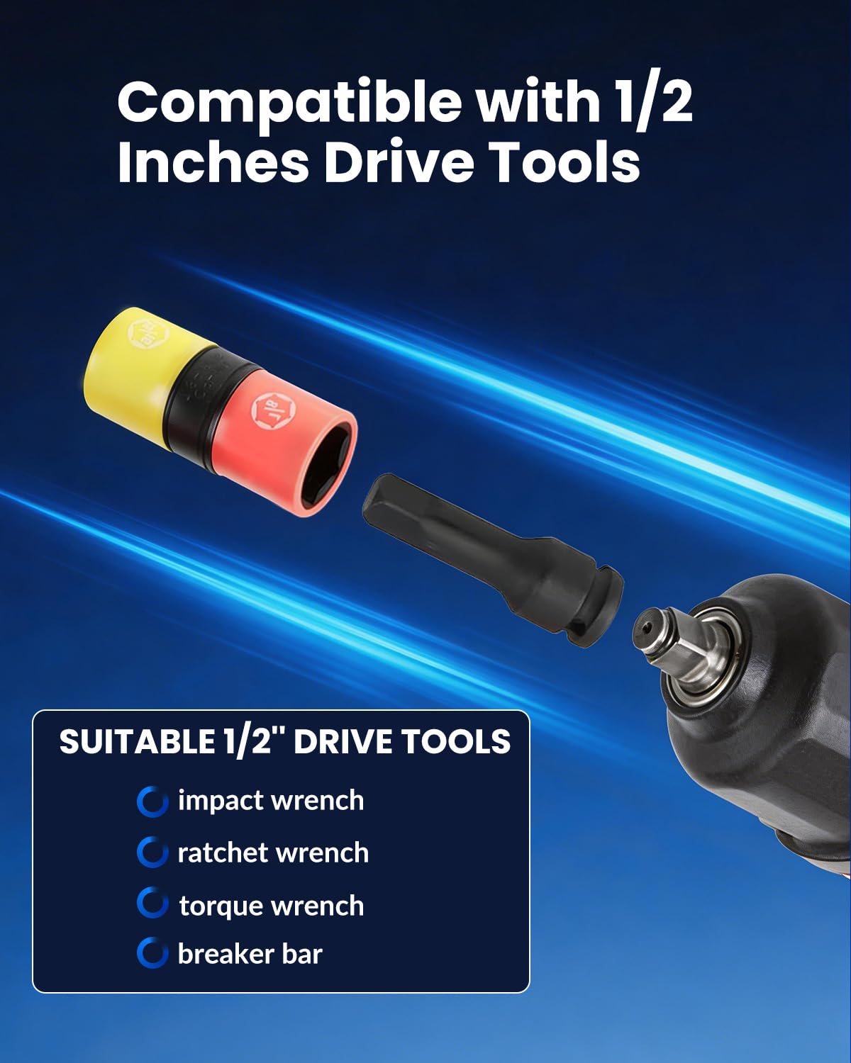 DPTOOL chrome-moly steel texture and marking showing high-strength impact resistance