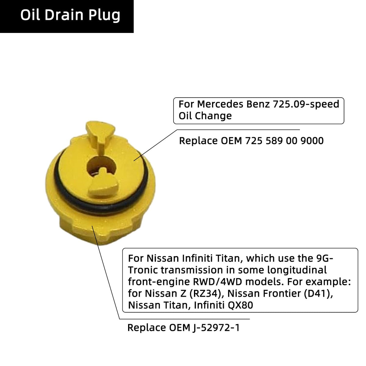 DPTOOL oil drain plug detail highlighting sturdy construction and reliable fluid evacuation