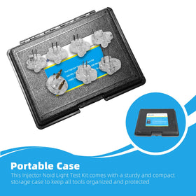 DPTOOL portable case packed with noid lights and IAC tester for organized transport