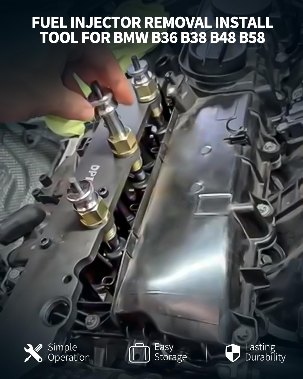 DPTOOL puller T-bar detail showing robust construction and torque control benefit