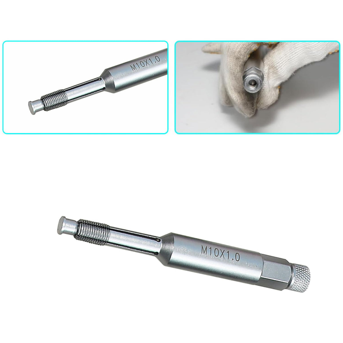 DPTOOL held in hand for scale showing compact durable tool advantage