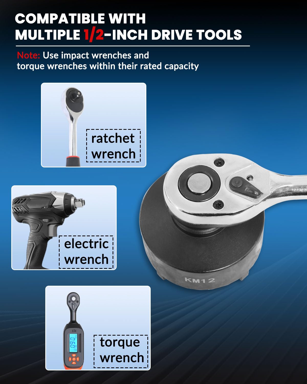 DPTOOL stamped socket marking showing alloy and durability advantage