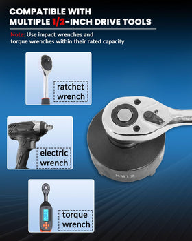 DPTOOL stamped socket marking showing alloy and durability advantage