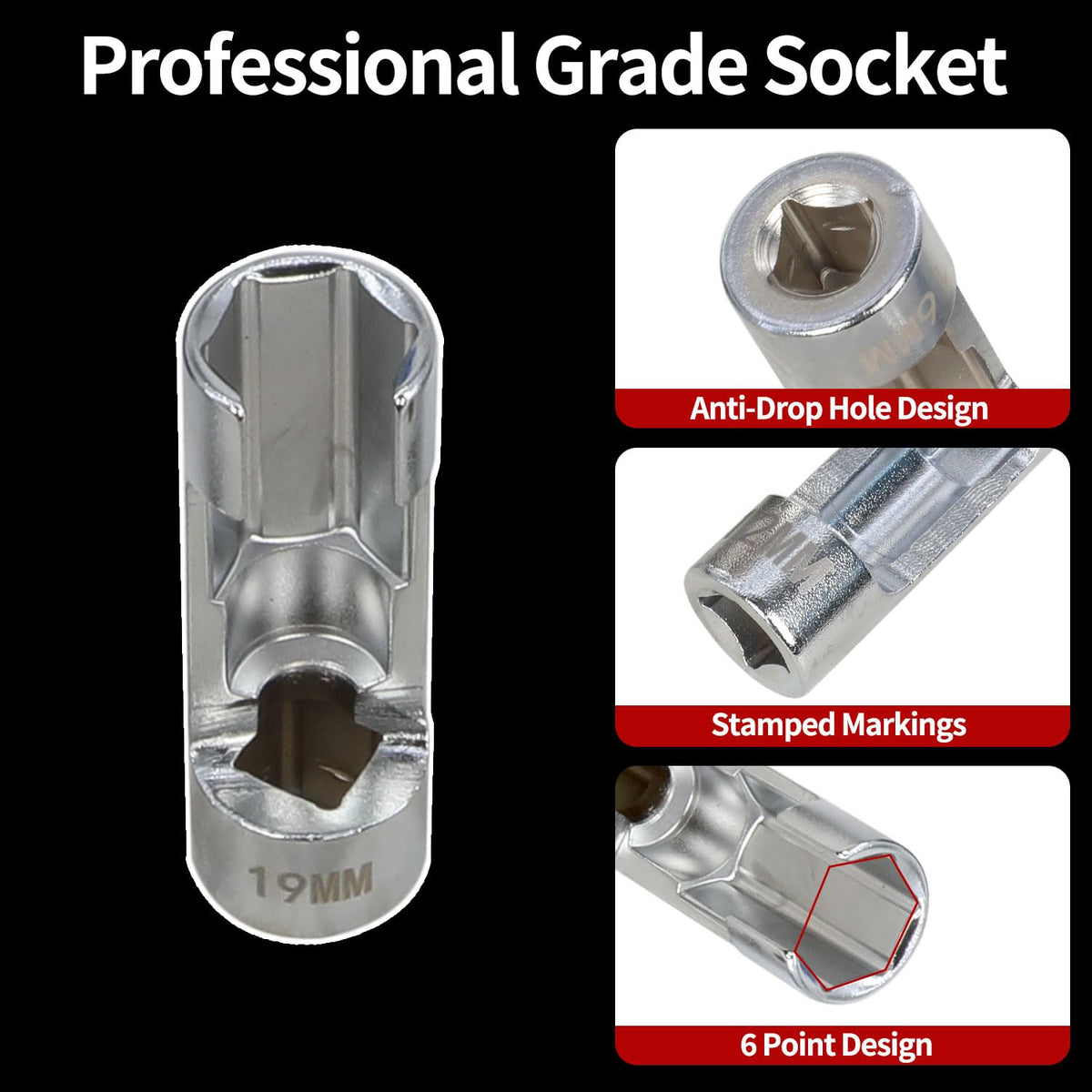 DPTOOL socket engaged on diesel injector line demonstrating safe access
