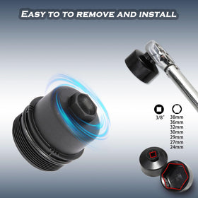 DPTOOL molded storage case open with sockets for organized transport