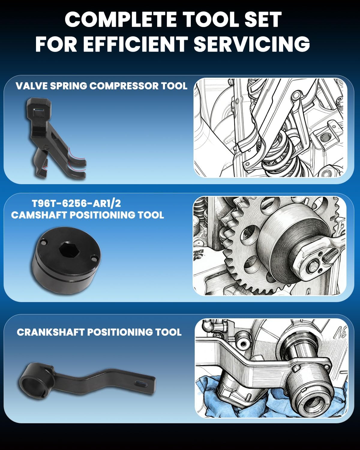 DPTOOL tools in case organized for transport and protected storage benefit