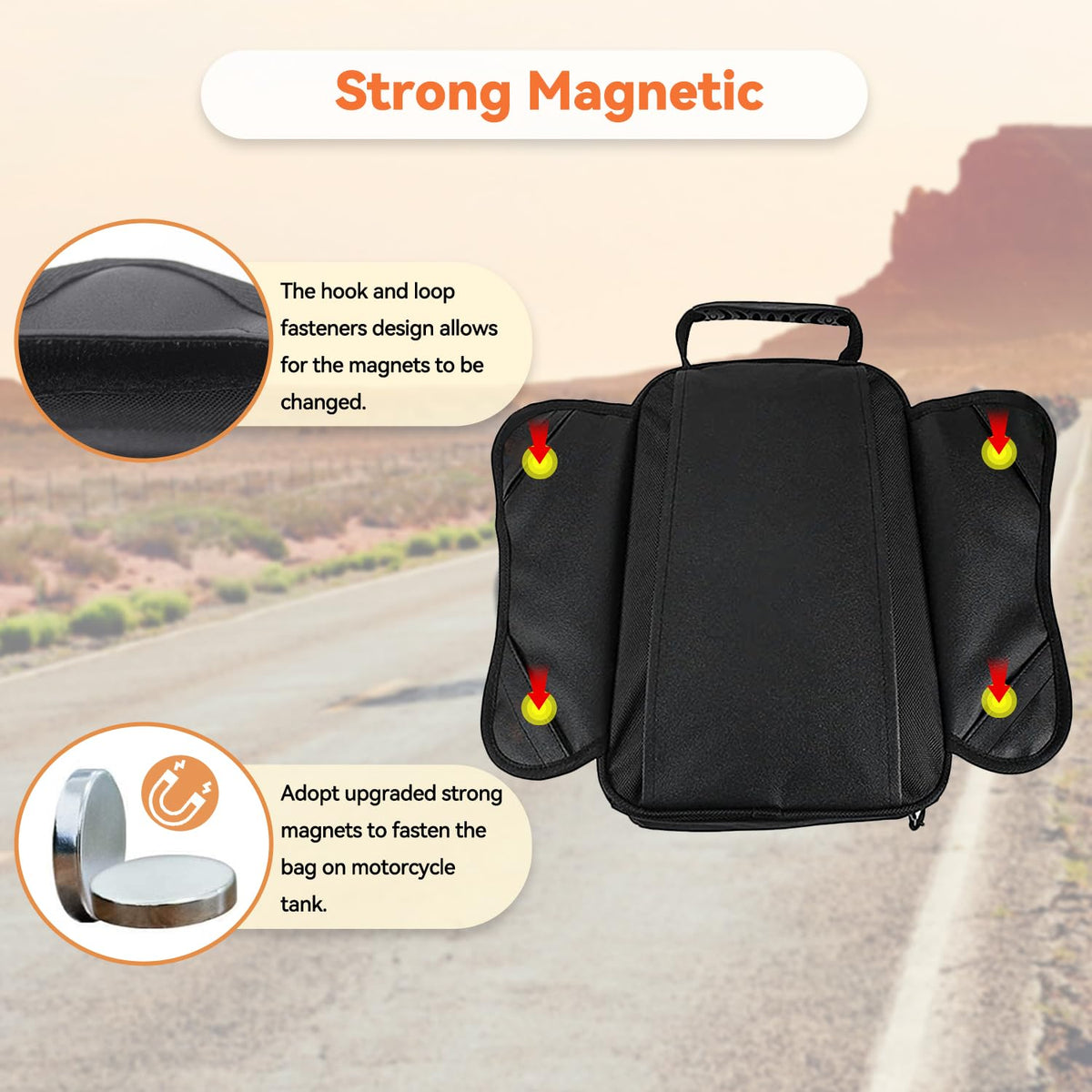 Dracarys underside magnet base closeup demonstrating secure magnetic attachment