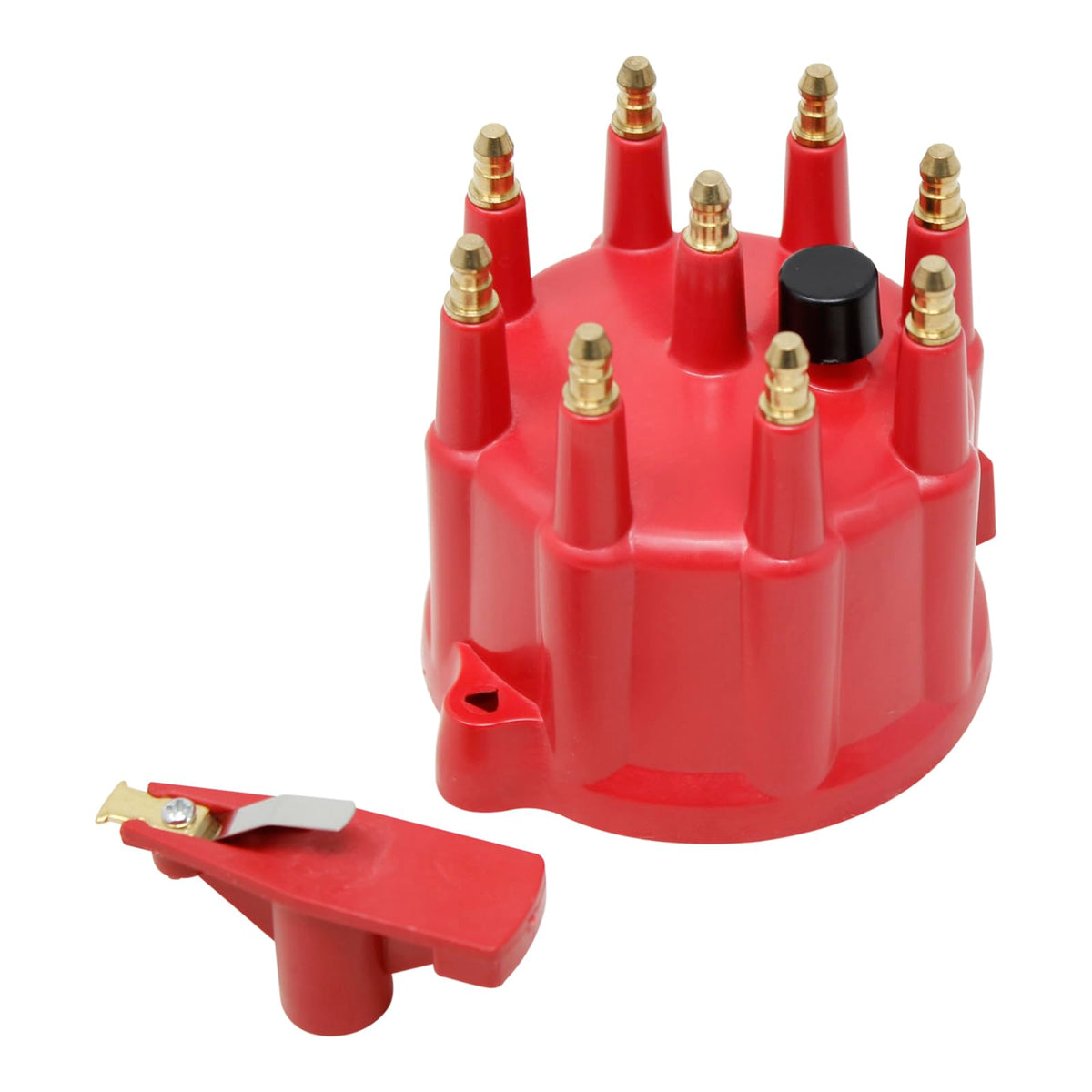 AIP Electronics close-up of brass terminals in cap offering improved conductivity and longevity